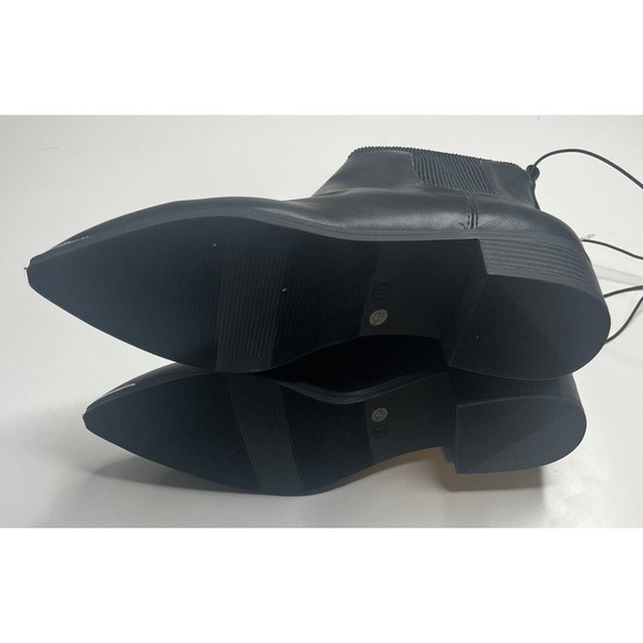 Brighton Black Ankle Boots - Picture 4 of 9